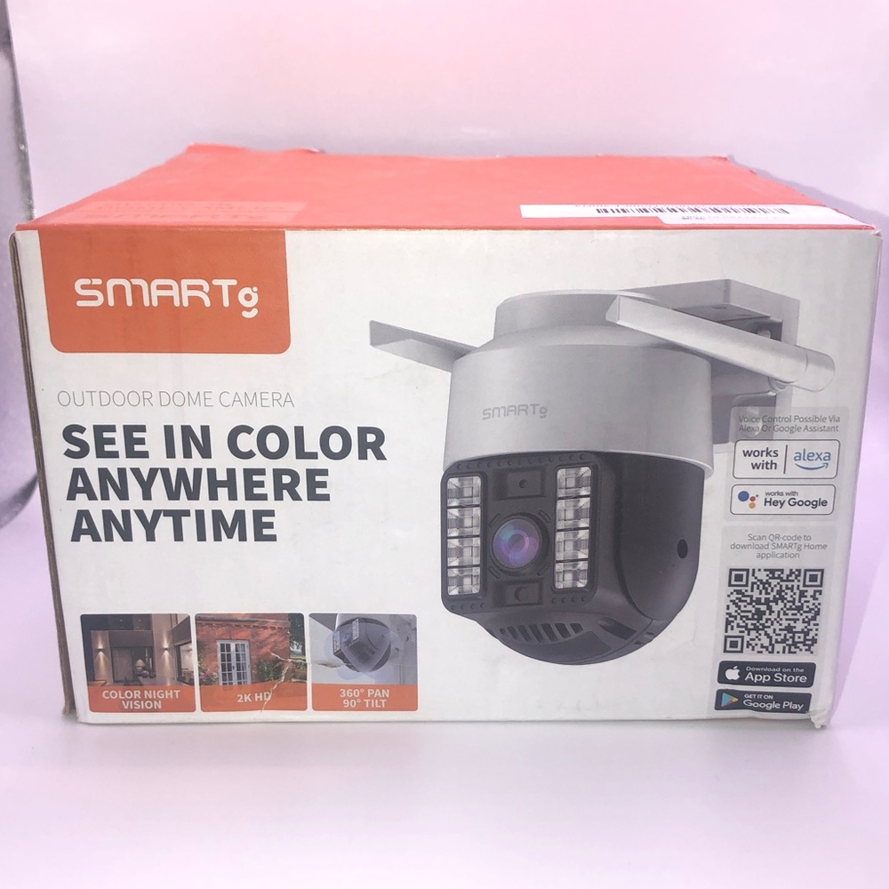 Outdoor Dome Camera - Black and white